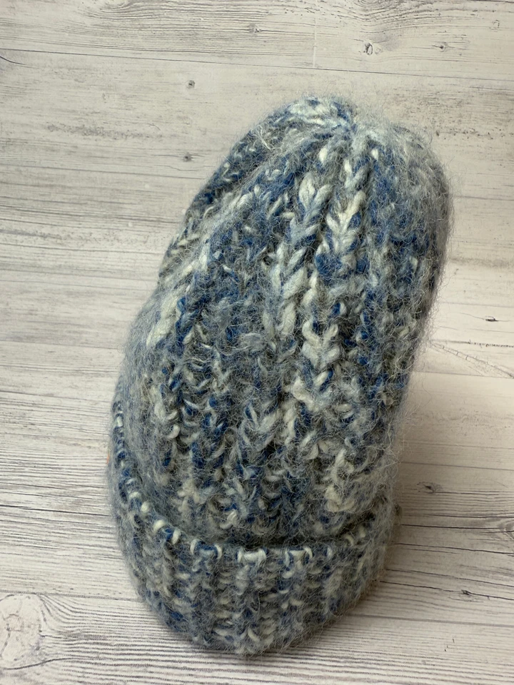 Superdry Blue knit wool winter hat beanie - Изображение 3 из 4