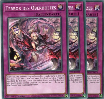 yugioh 3x Terror des Oberholzes POTE-DE078 COMMON 1AUFLAGE DEUTSCH