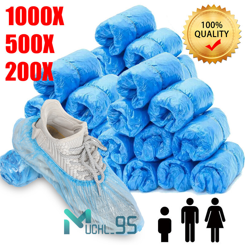 lot Pairs Disposable Anti Slip Boot Shoe Covers Overshoes