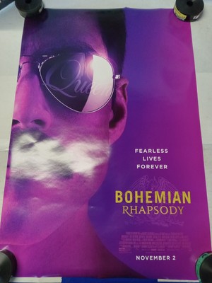 ''Bohemian Rhapsody'' Original One-sheet Movie Poster 27x40 (2018) D/S QUEEN