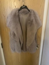 Reiss Tami-shearling Gilet Mink