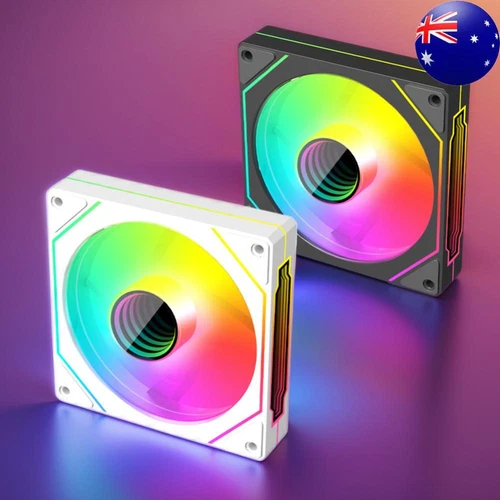 12cm ARGB 5V 3Pin 4 Pin PWM CPU Case Cooling Fan Reusable for PC Cooler and Case