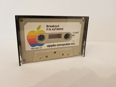 APPLE II RARITÄT Spielkassette Break out / Colour Graphics - von 1978!!! 