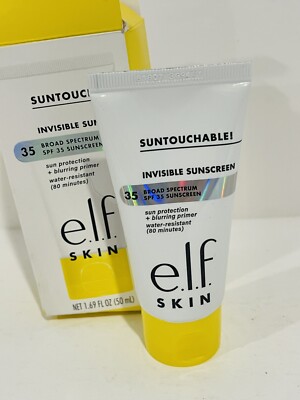 e.l.f. Skin SUNTOUCHABLE SPF 35 Invisible Sunscreen Protection Primer Exp 07/25