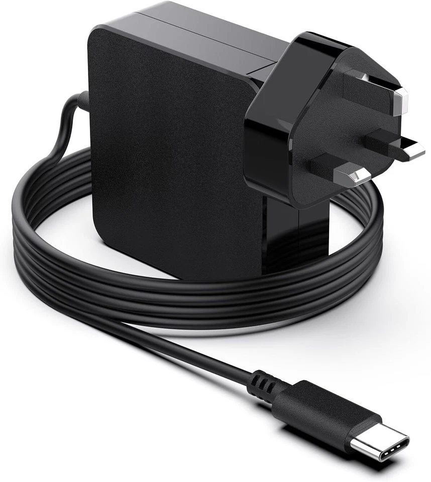 65W Charger Adaptor Type-C PD Fast Charging UK Plug for USB-C Devices Wholesales - Image 2 of 4