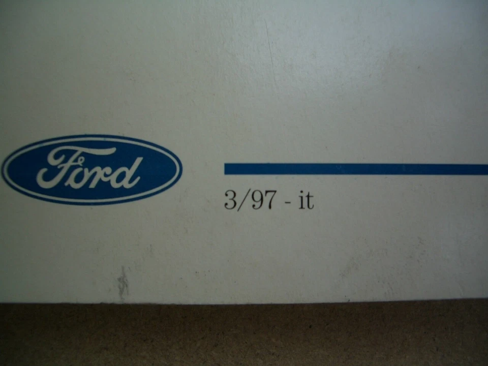 LIBRETTO USO E MANUTENZIONE ORIGINALE DELLA FORD ESCORT DEL 1997 OTTIME CONDIZ. - Immagine 2 di 2