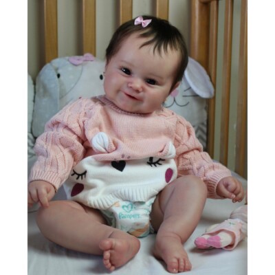 50CM Newborn Baby Maddie Lifelike Real Soft Touch Reborn Doll 3D Skin Handmade
