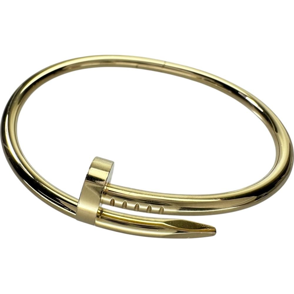 Cartier Juste un Clou Classic 18K Gold Bangle Bracelet 32g 6.3 Inch Size 16-image