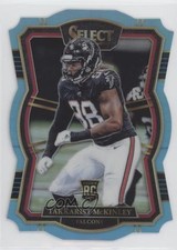 2017 Select Premier Level Die-Cut Light Blue Prizm 91/99 Takkarist McKinley fm1