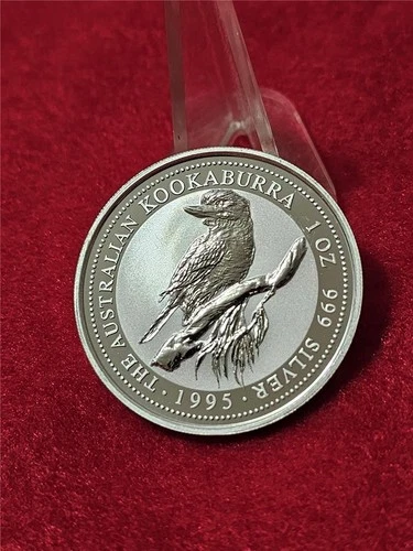 1995 Australian Silver Kookaburra 1 oz — photo from the most recent tracked eBay sale