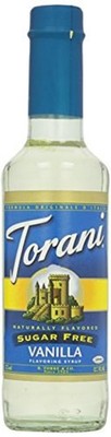 Torani Sugar Free Syrup, Vanilla, 12.7 Fl Oz (Pack of 1), Vanilla 