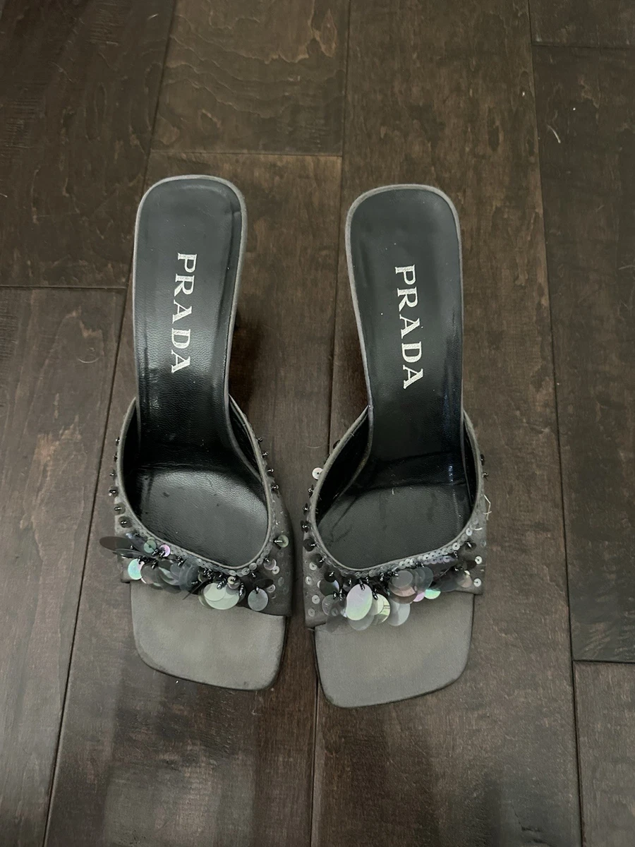 PRADA Gray Heels for Women | eBay