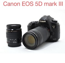 Canon EOS 5D Mark III DSLR Camera with 28-80mm and 75-300mm Lenses Set