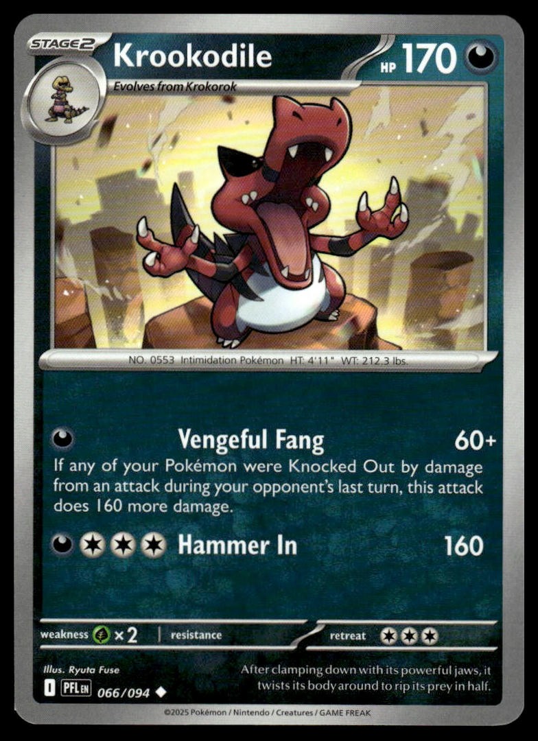 Pokemon Phantasmal Flames #066/094 Krookodile