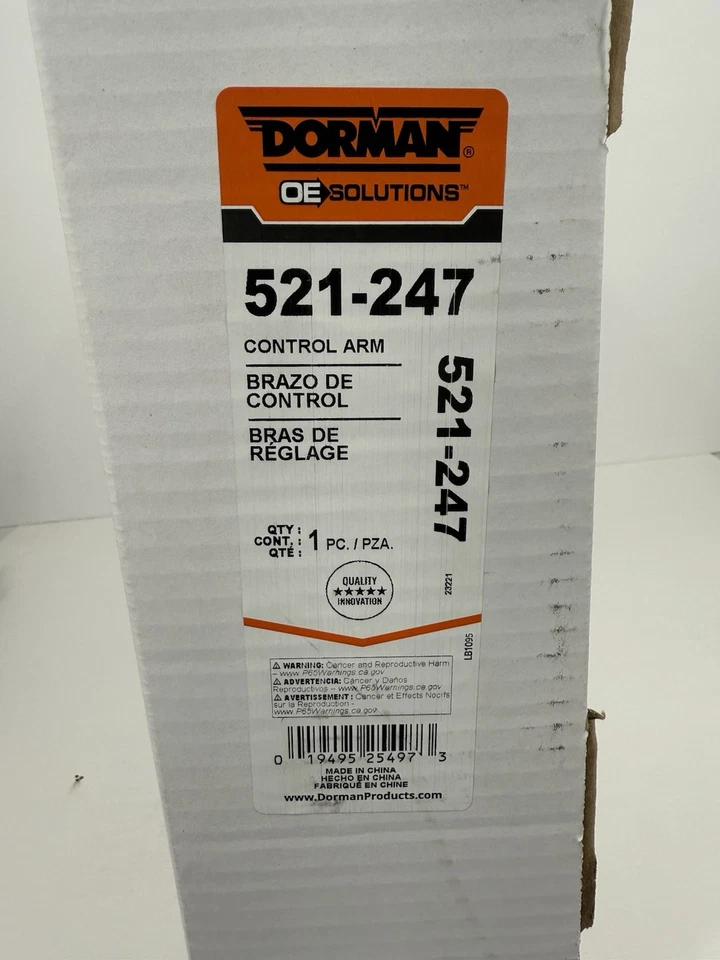 Dorman 521-247 Control Arm Front Lower Left NEW - Image 2 of 3