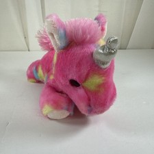 Aurora Jellyroll Unicorn Stuffed Animal Plush Toy Rainbow 7  