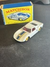 Vintage Lesney Matchbox #41 WHITE FORD GT RACER Original Box COMPLETE super clea