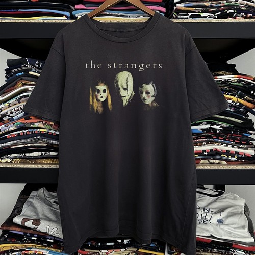 Y2K The Strangers Washed Black T-Shirt XL