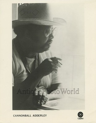 Cannonball Adderley Hard Bop Jazz Saxophonist Vintage Musik Foto