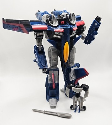 Transformers Armada Max-Con Thundercracker with Zapmaster LOOSE INCOMPLETE