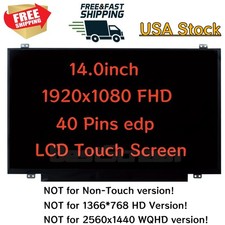 14'' IPS LCD Touch Screen Display Assembly For Lenovo ThinkPad L480 20LS 20LT