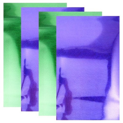  4 Pcs Glow in Dark Htv Glow-in-the-dark Vinyl Heat Transfer for Bags