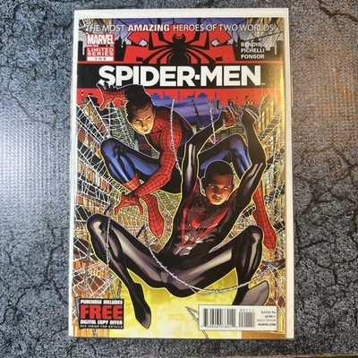 Spider-Men #1 Limited Series The Most Amazing Heroes of Two Worlds Marvel Comic