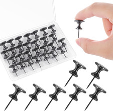 30 Count Metal Giant Push Pins, Jumbo Push Pins 1.14 Inch Large Push Pins for Co