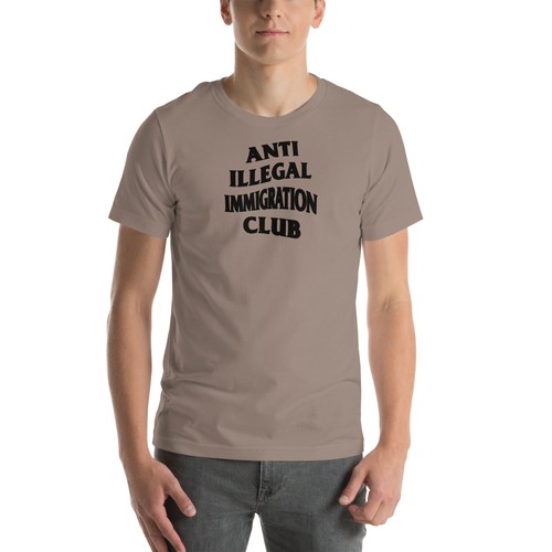 ANTI ILLEGAL IMMIGRATION CLUB Bella Unisex t-shirt anti social club - Picture 16 of 40