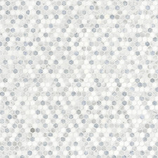 Azula Polished Marble Hexagon Mosaic Tile for Kitchen Bath Flooring