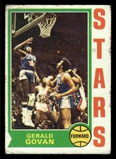 1974-75 Topps #218 Gerald Govan - Utah Stars (Low Grade)