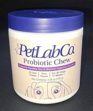 PetLab Co. Probiotic Soft Chews for Dogs – Pork Flavor 30 CT  Exp 03/2026