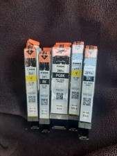 Genuine Canon Pixma PGI-280XL BLACK Ink Cartridge set LOT OF 5 + 281xl + Yellow