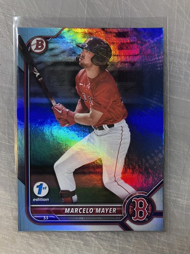 2022 Bowman 1st Edition #BPPF-126 Marcelo Mayer Sky Blue Foil