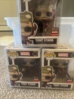 Funko Pop! Vinyl Tony Stark #1354 Marvel Entertainment Expo Exclusive Lot Of 3