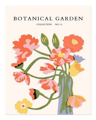 Floral Botanical Garden Wall Art Poster Premium Quality Fine Art Print