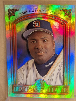 #ad #ad 1998 Leaf HEADING TO THE HALL #9 Tony Gwynn Padres Refractor RARE INSERT 3500 $6.95