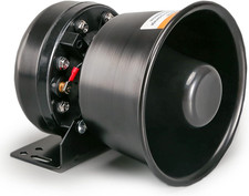 200 Watt High-Performance PA Siren Horn Speaker Black Steel 8 Ohms 125-135