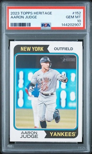 2023 Topps Heritage Aaron Judge #152 PSA 10 🔥