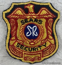 Vintage Obsolete Uniform Patch Sears Roebuck Department Store Security Police