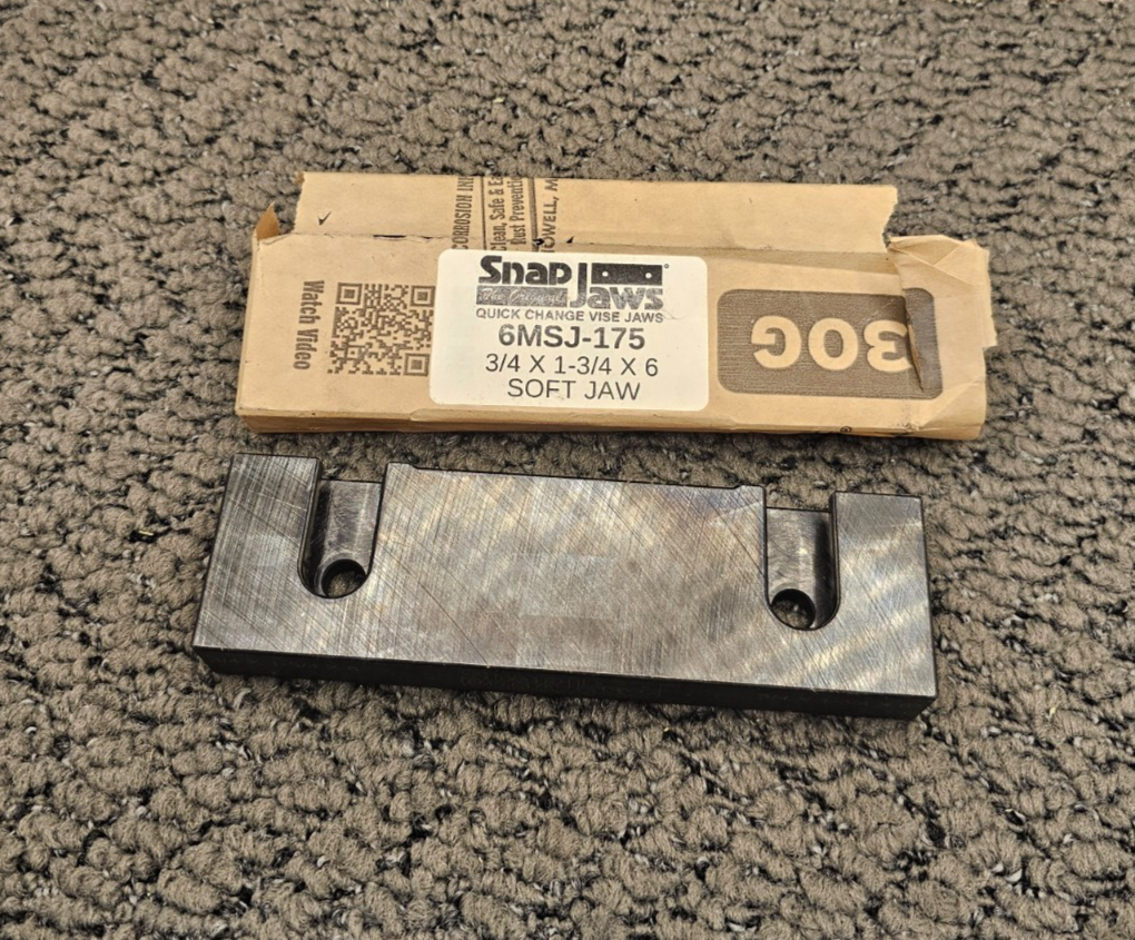 Snap Jaws 6MSJ-175 6″ Steel 3/4 X 1-3/4 X 6 Milling Quick-Change