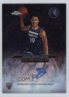 2025-26 Topps Chrome Chromographs Rookies Joan Beringer #CHR-JB Auto 1h2h