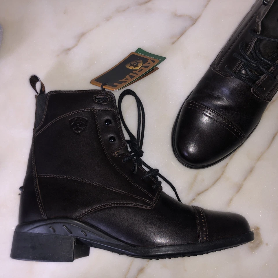 ARIAT Reitstiefeletten Heritage Echt Leder braun Gr 7 37 1/2  B-Ware NEU UVP199€