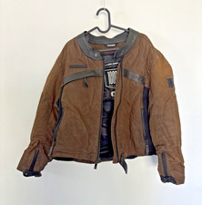 Icon Hella 1000 Jacket Paded Motorcycle Jacket Brown Womens Sz Xl