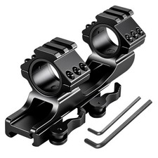 Quick Detach Scope Mount  1"/30mm Ring Cantilever Flat Top 20mm Picatinny Rail