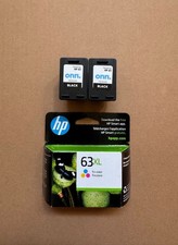 3 x HP 63XL 63 Ink Cartridges Black and 63 Color Genuine  Compatible