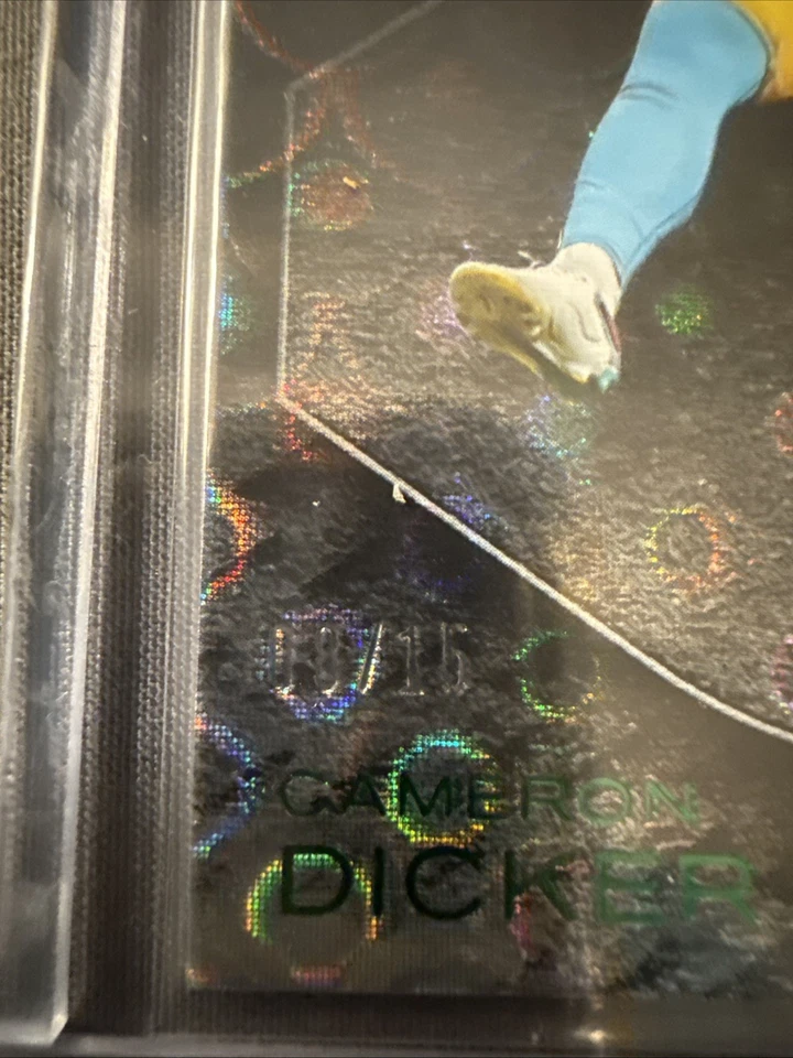 2025 Panini Black - Cameron Dicker /15 - Image 2 of 3