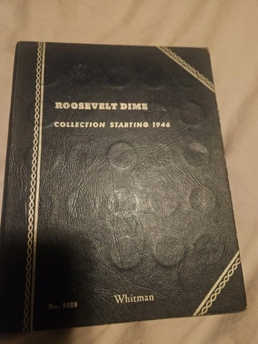 Whitman Roosevelt Dime Collection Album 1946-1963 Silver 10C Coins