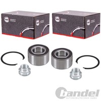 2X A.B.S. RADLAGER-SATZ Mit ABS-RING Vorne Passend FüR Fiat Palio Siena Strada