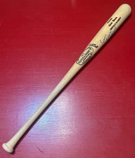 Ernie Banks Mr Cub Inscribed Signed Bat Cubs Louisville Slugger